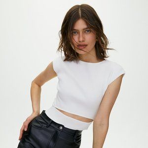 Aritzia Cut Out Knit Top